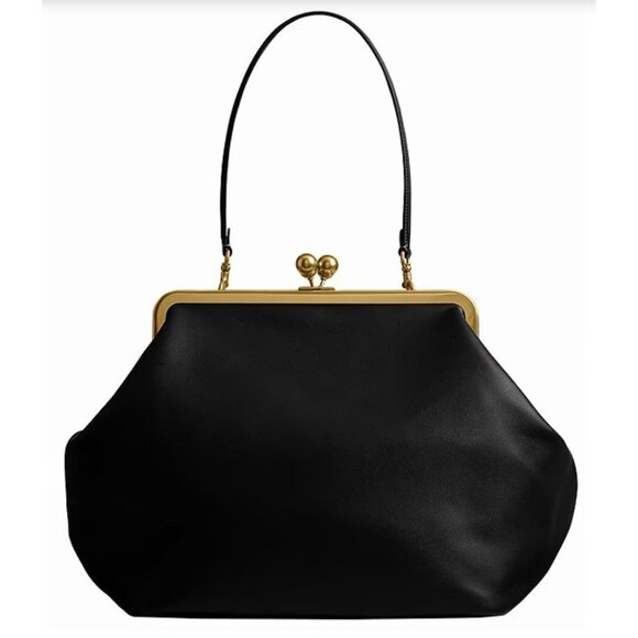 OMG!!!  NEW!!!  Authentic COACH Kiss Lock Jumbo Shoulder Bag!  IMPOSSIBLE TO FIN - Picture 8 of 15